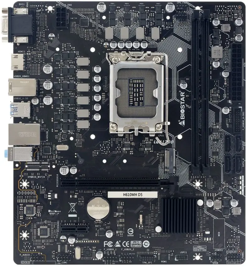 Материнская плата Biostar H610MH D5