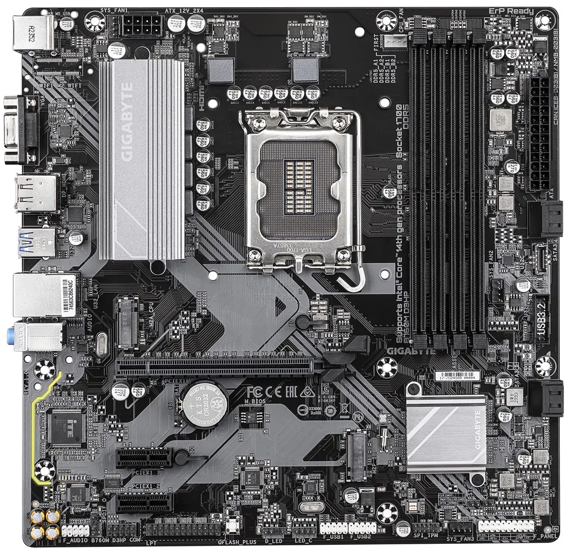 Placa de baza Gigabyte B760M D3HP