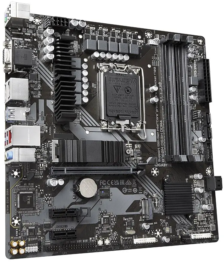 Материнская плата Gigabyte B760M DS3H DDR4 - 2