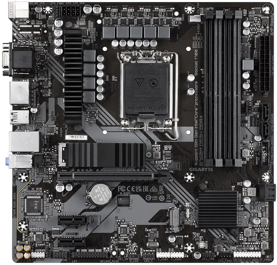 Материнская плата Gigabyte B760M DS3H DDR4