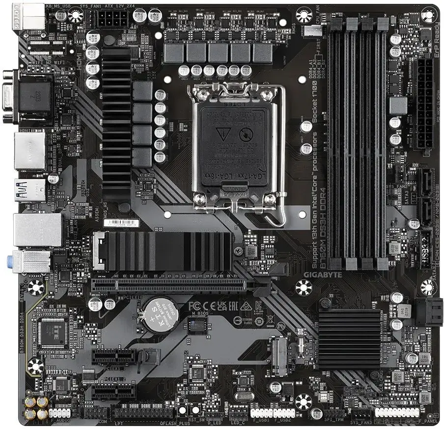 Placa de baza Gigabyte B760M DS3H