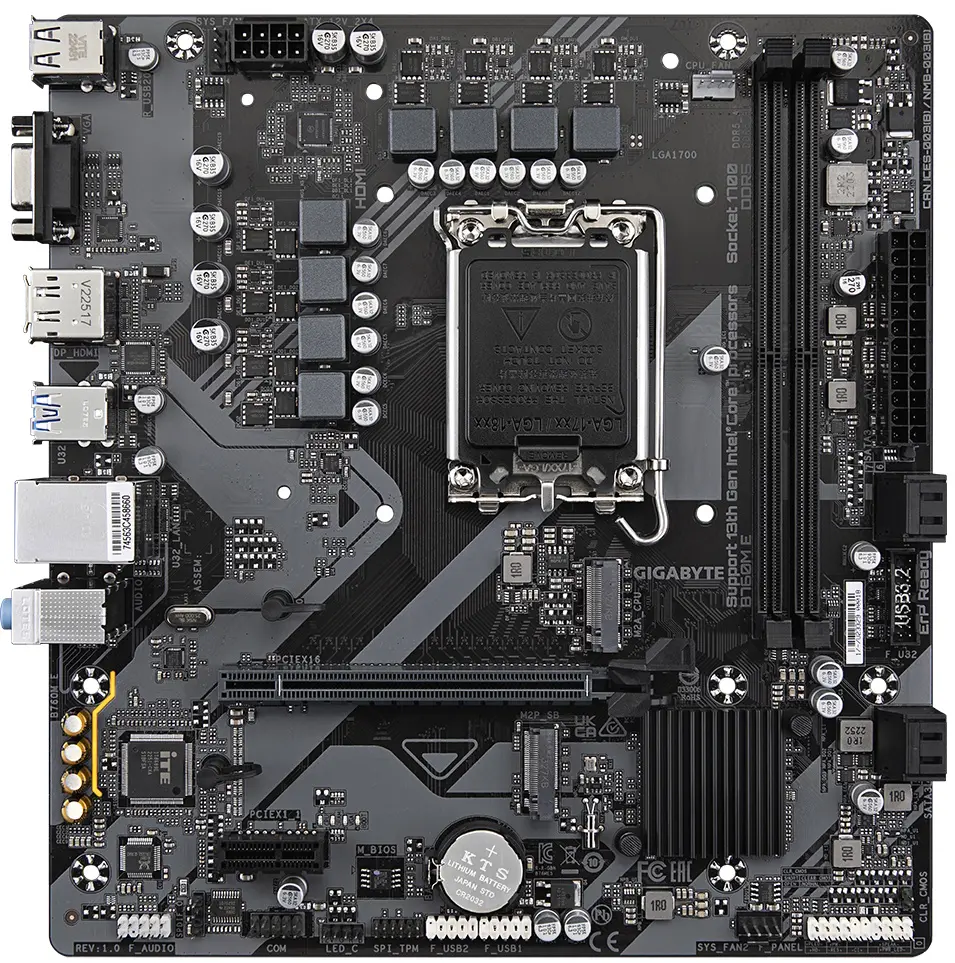 Placa de baza Gigabyte B760M E