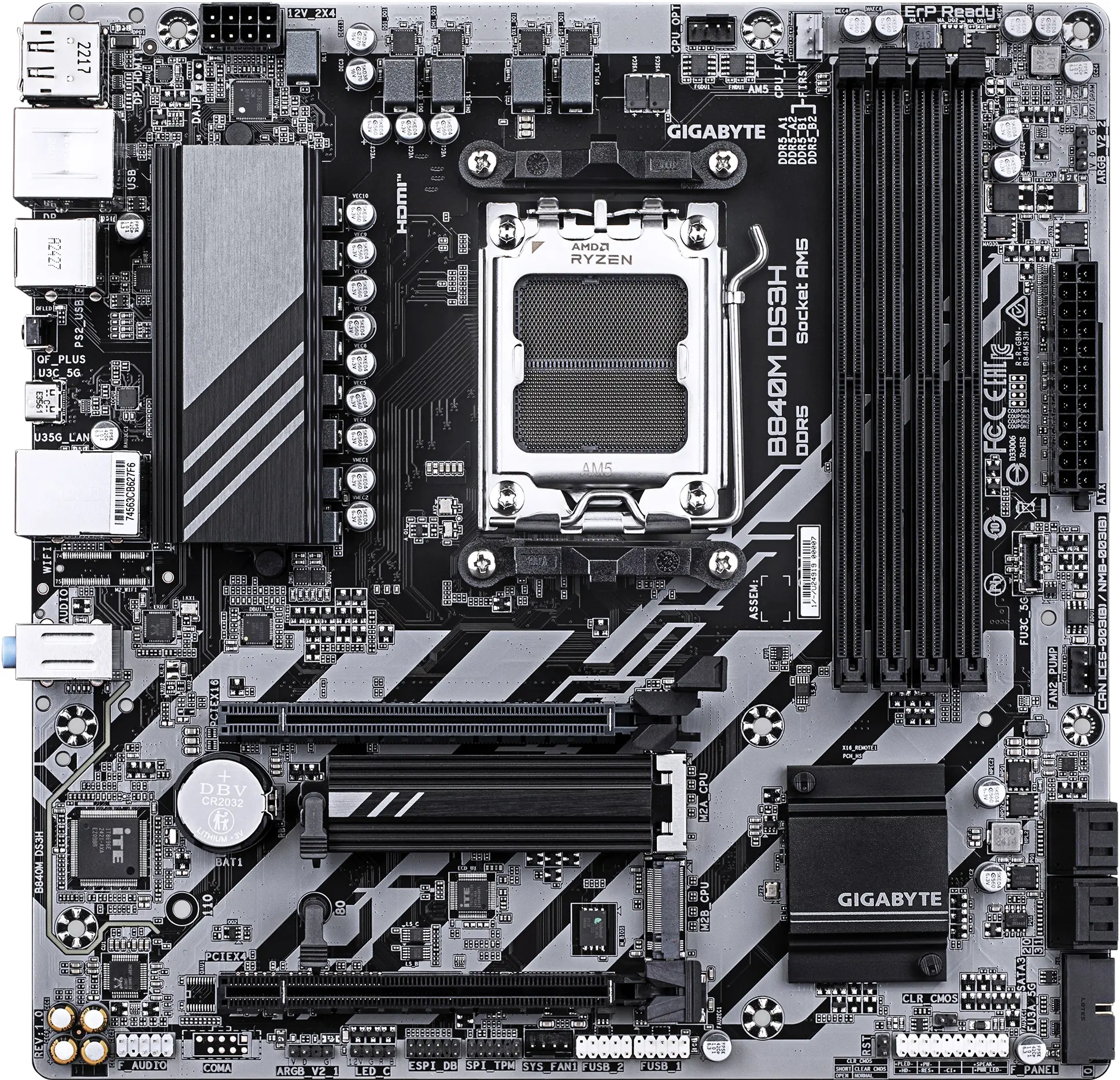 Placa de baza Gigabyte B840M DS3H