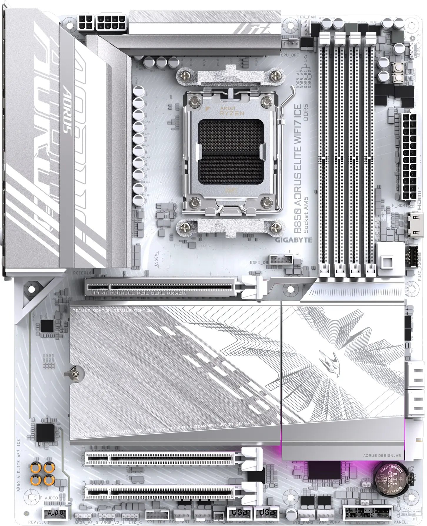 Материнская плата Gigabyte B850 Aorus Elite WiFi7 ICE