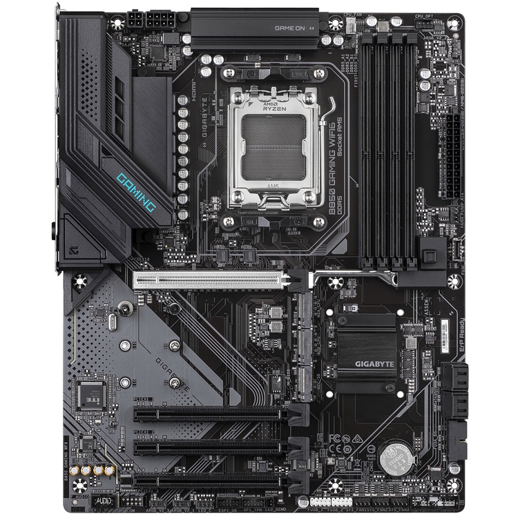 GIGABYTE B850 GAMING WF6, Socket AM5, 10Phases, AMD B850, Dual 4xDDR5-8200, APU AMD graphics, HDMI, DP, 4xPCIe5.0 X16, 4xSATA3, RAID