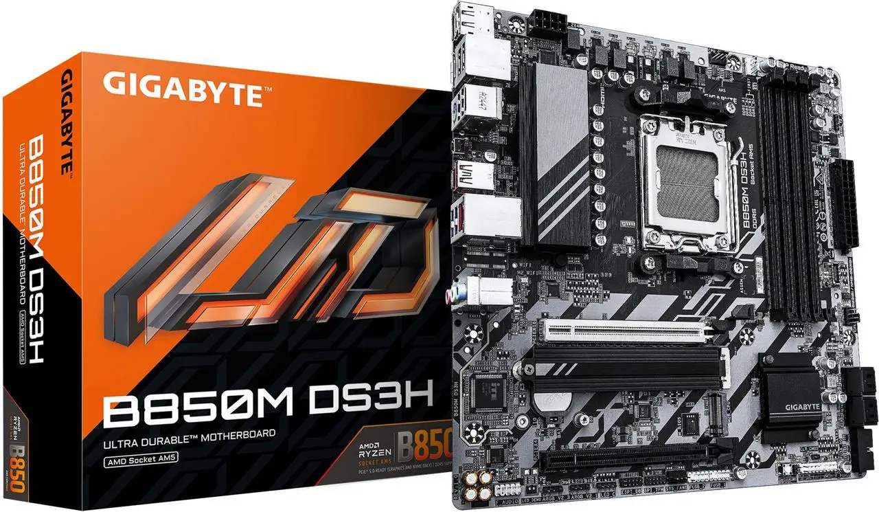 Материнская плата Gigabyte B850M DS3H - 3