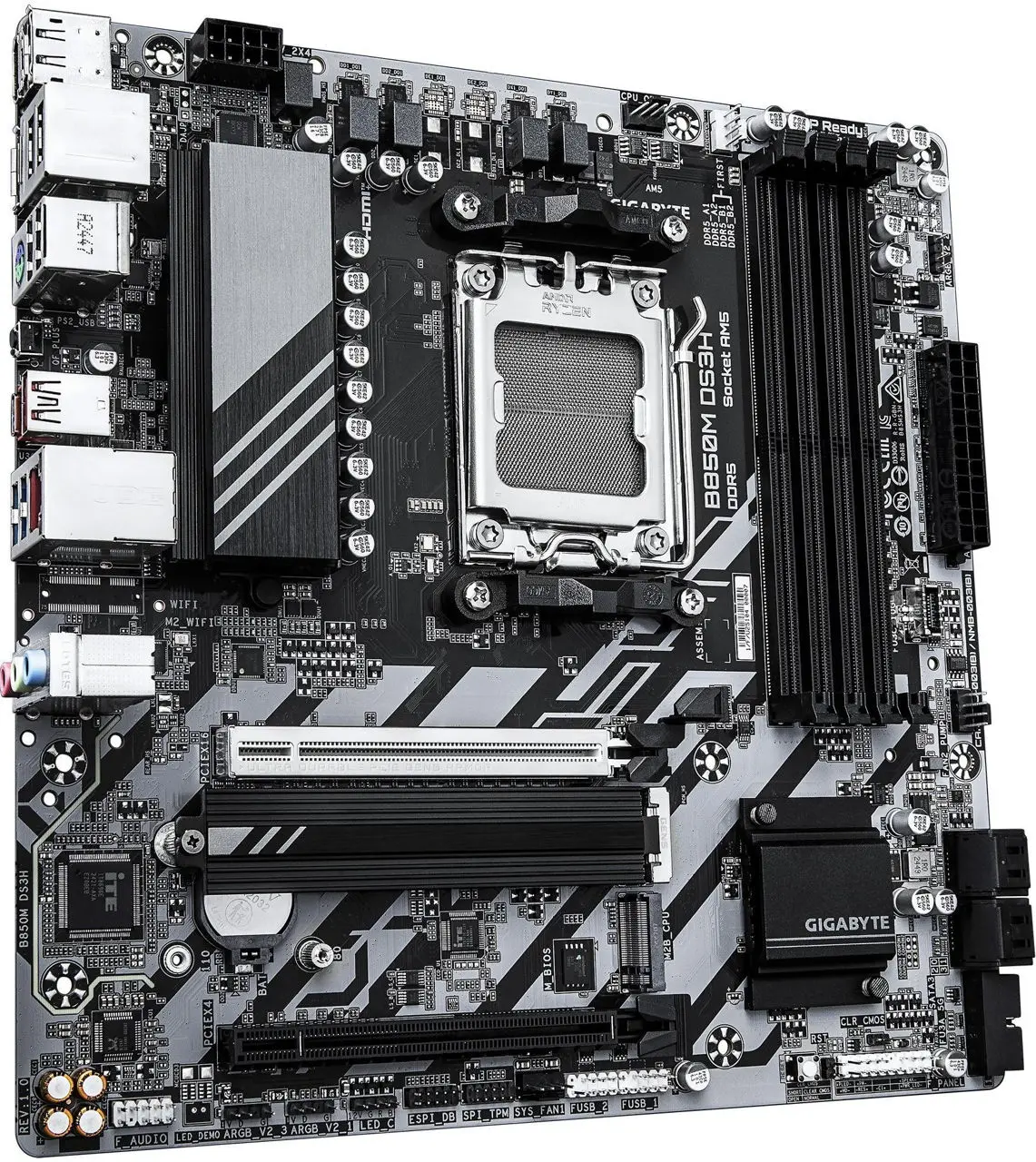 Материнская плата Gigabyte B850M DS3H - 4
