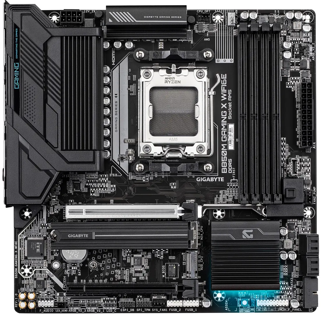 Placa de baza Gigabyte B850M Gaming X WiFi6E (Rev. 1.0)