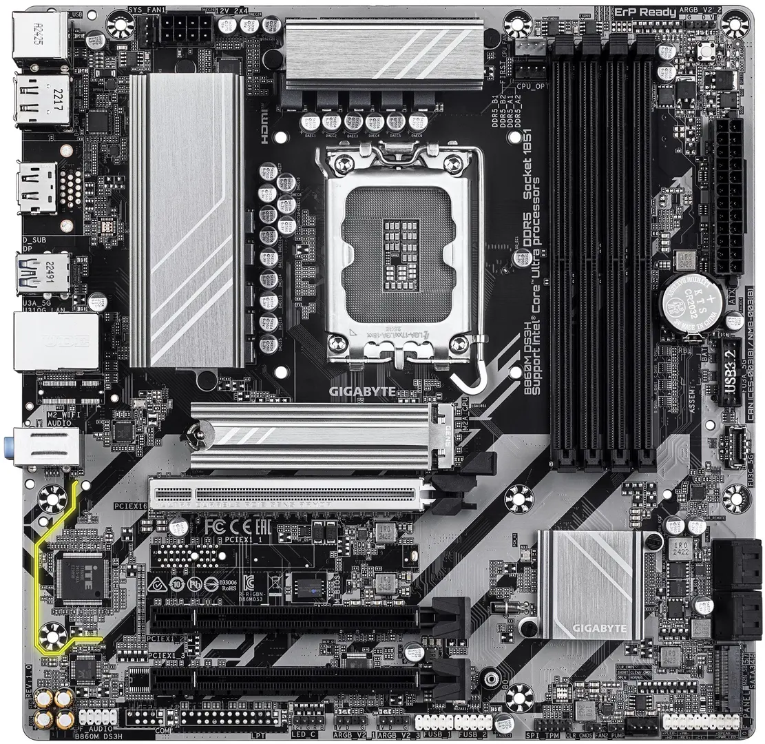Placa de baza Gigabyte B860M DS3H (Rev. 1.0)