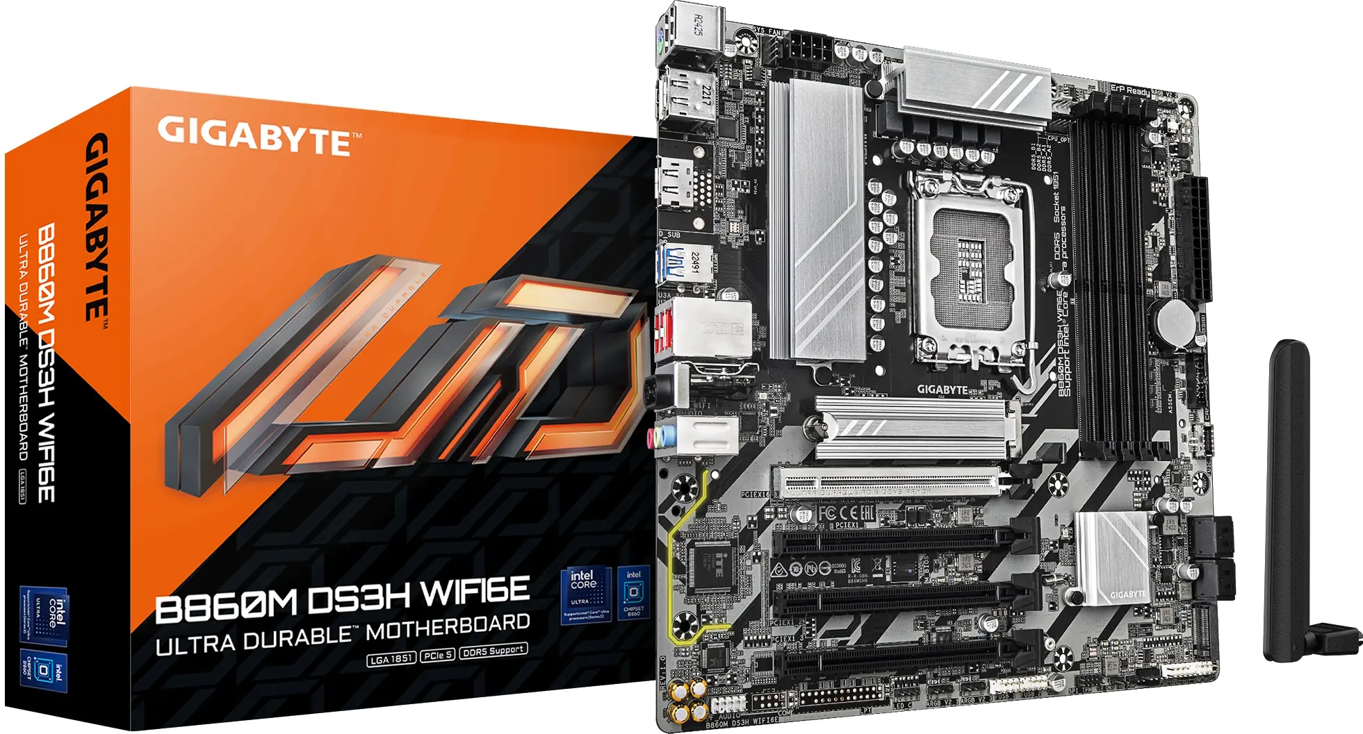 Материнская плата Gigabyte B860M DS3H WiFi6E