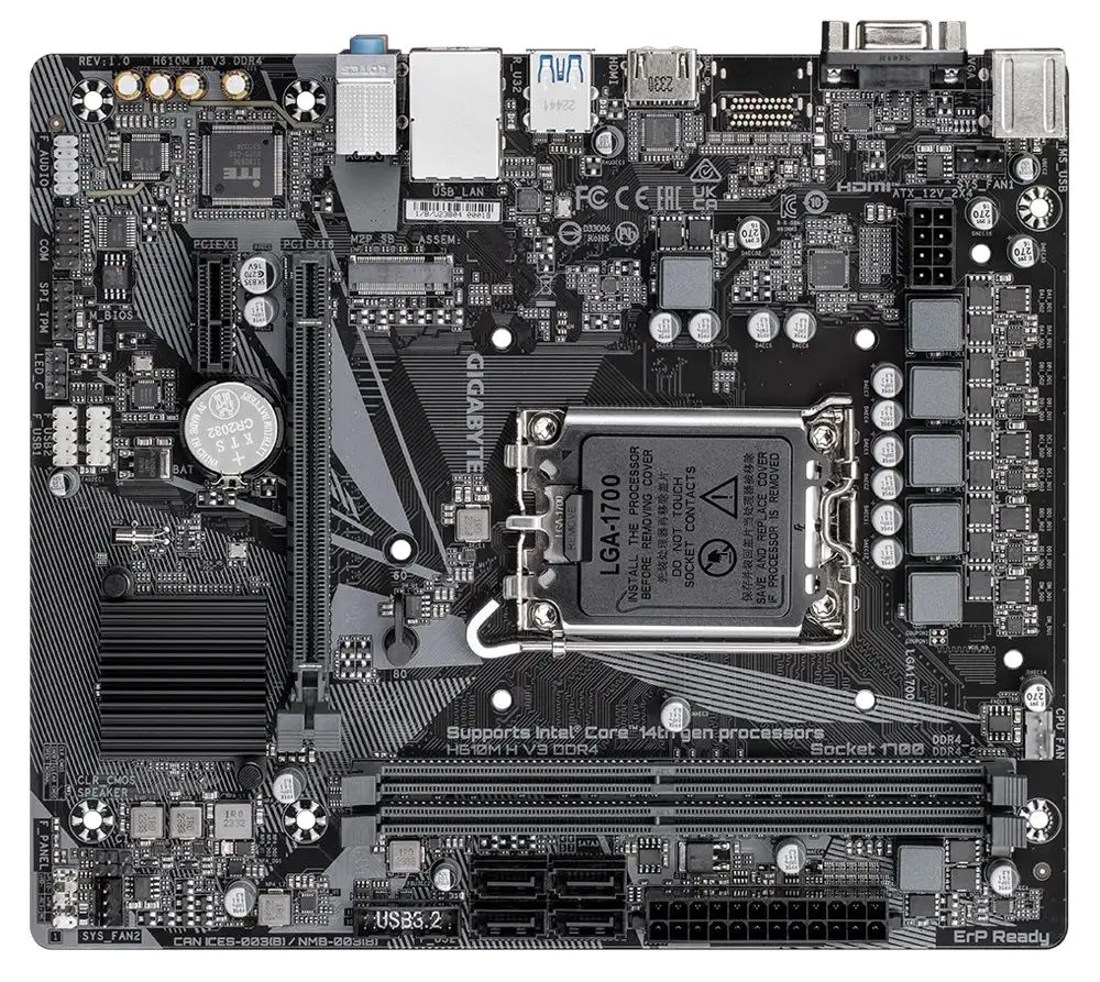 Placa de baza Gigabyte H610M H V3 DDR4