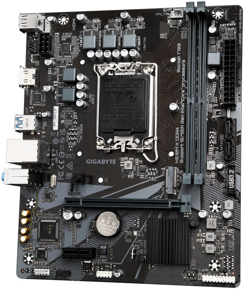 Материнская плата Gigabyte H610M K DDR4 (rev.1.0) - 3