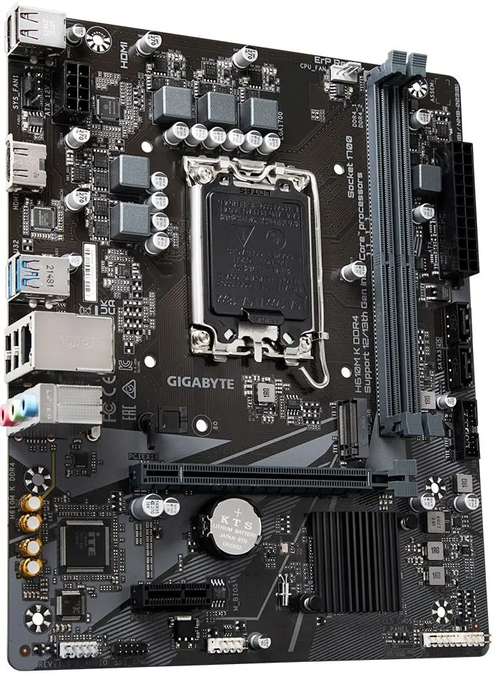 Материнская плата Gigabyte H610M K DDR4 (rev.1.0) - 4