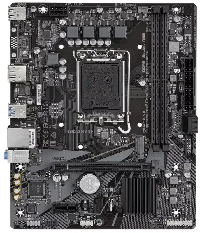 Placa de baza Gigabyte H610M K V2