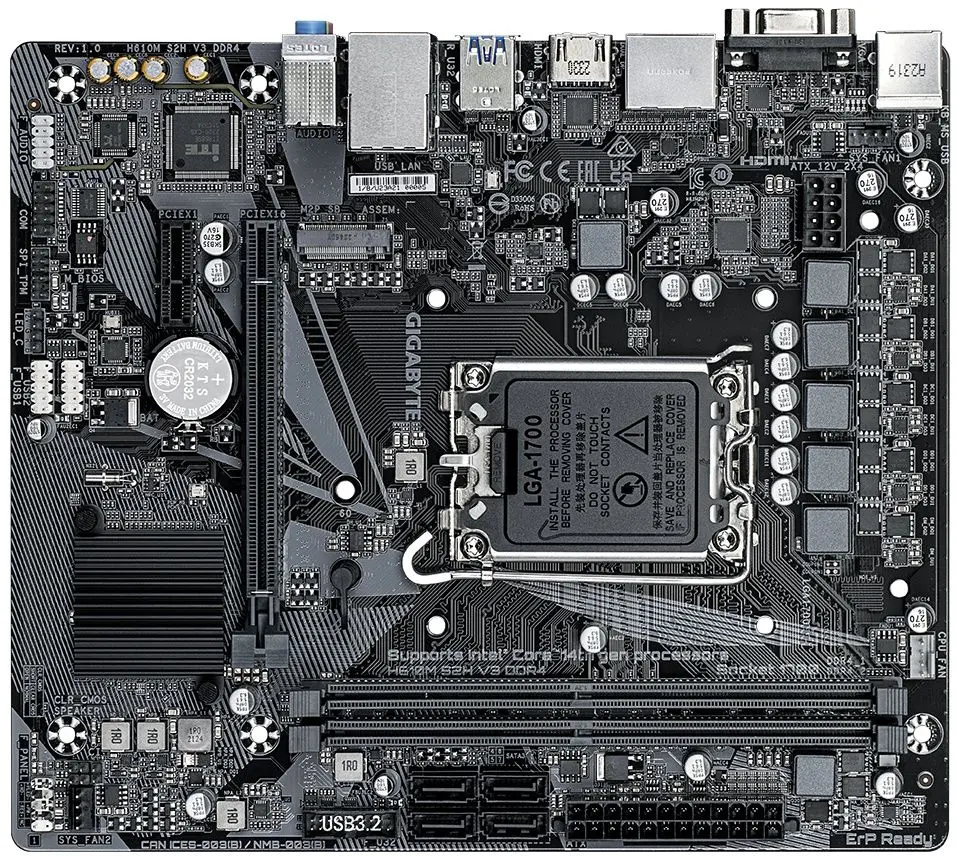 Placa de baza Gigabyte H610M S2H V3 DDR4 (rev. 1.0) - 3
