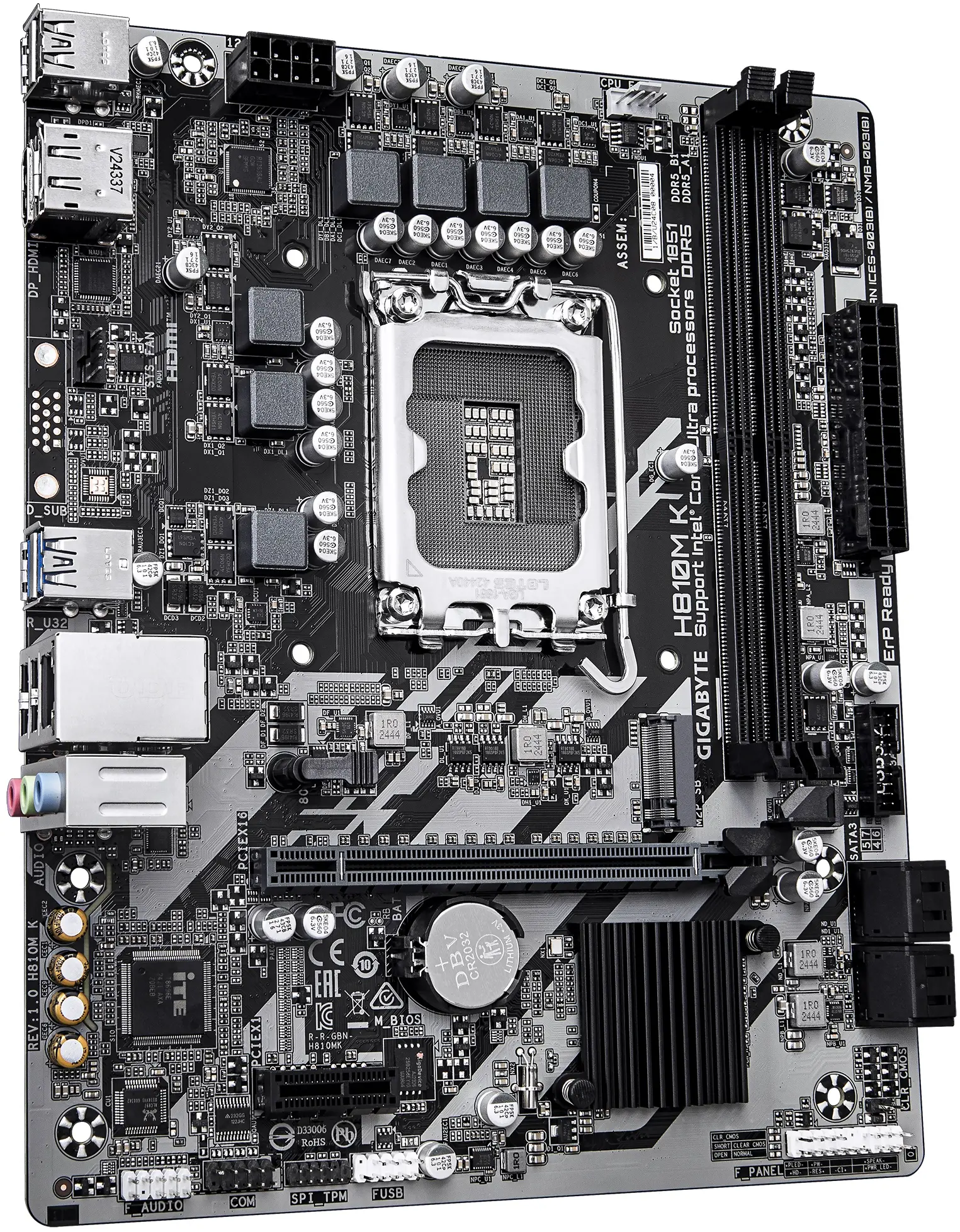 Placa de baza Gigabyte H810M K - 2