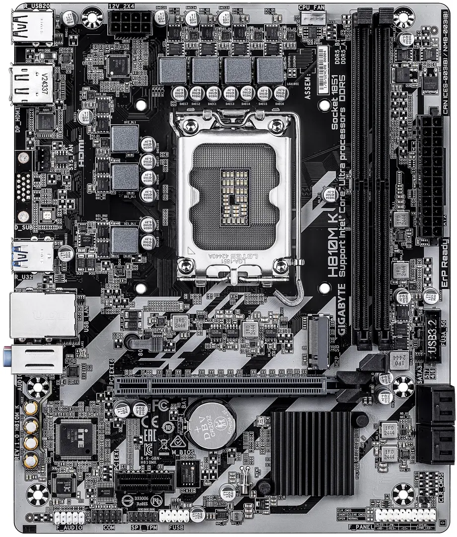 Placa de baza Gigabyte H810M K