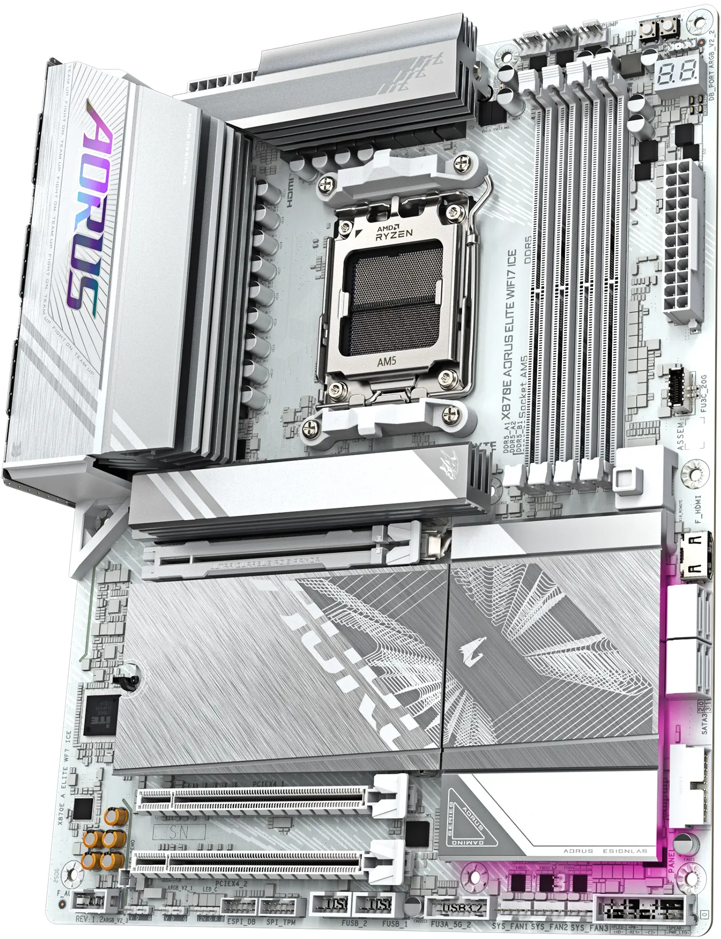 Материнская плата Gigabyte X870E Aorus Elite WiFi7 ICE