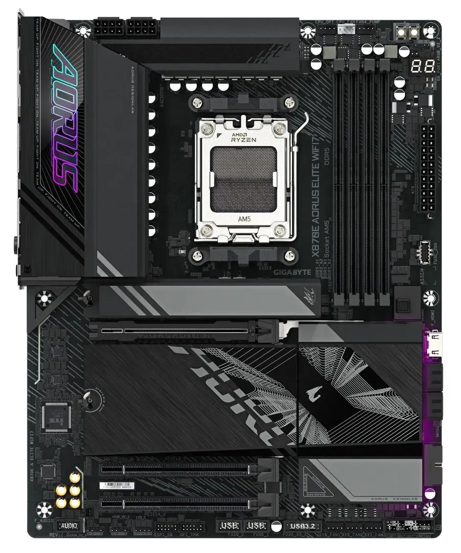 Материнская плата Gigabyte X870E Aorus Elite WiFi7 (rev. 1.0/1.1)
