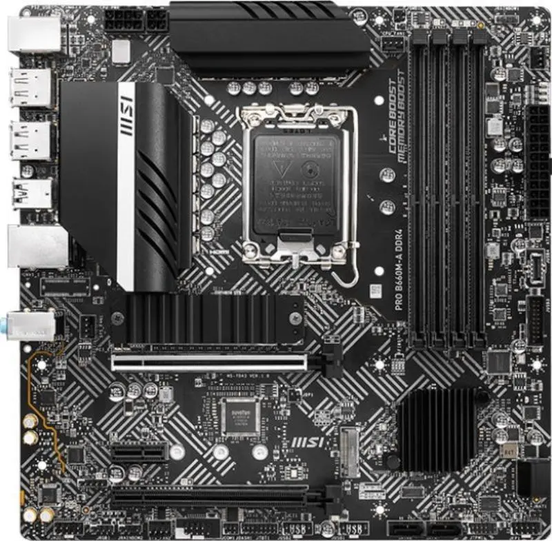 Placa de baza MSI PRO B660M-A DDR4