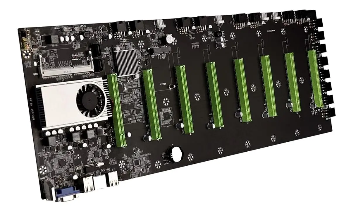 Материнская плата для майнинга BTC-D37 8xPCIe - 3
