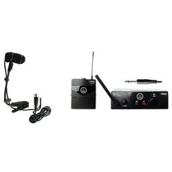 Sistem radio AKG WMS 40 Mini Inst./Superlux PRA-383D XLR (Black)