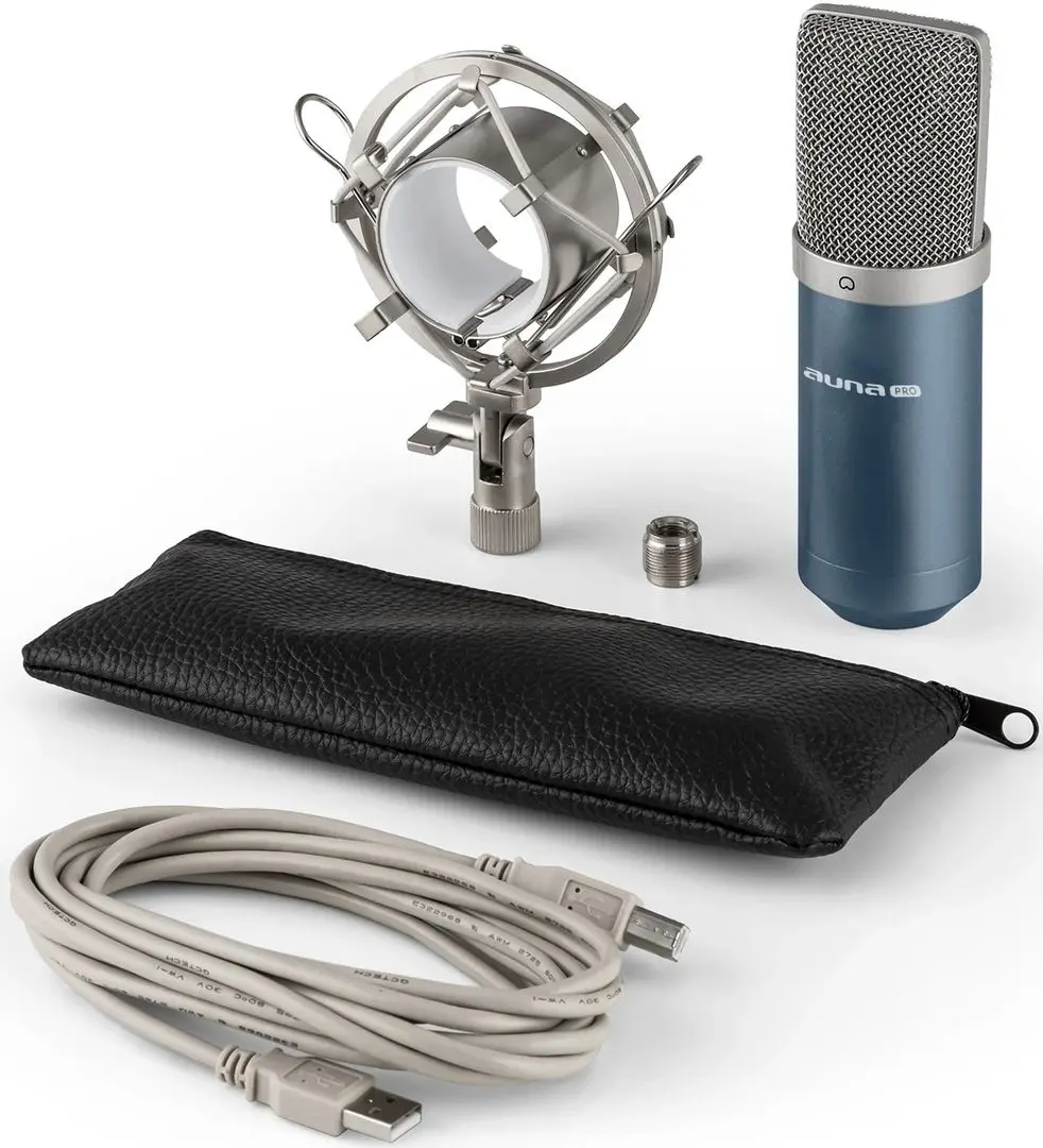 Microfon Auna Pro MIC-900BL (Blue/Silver)