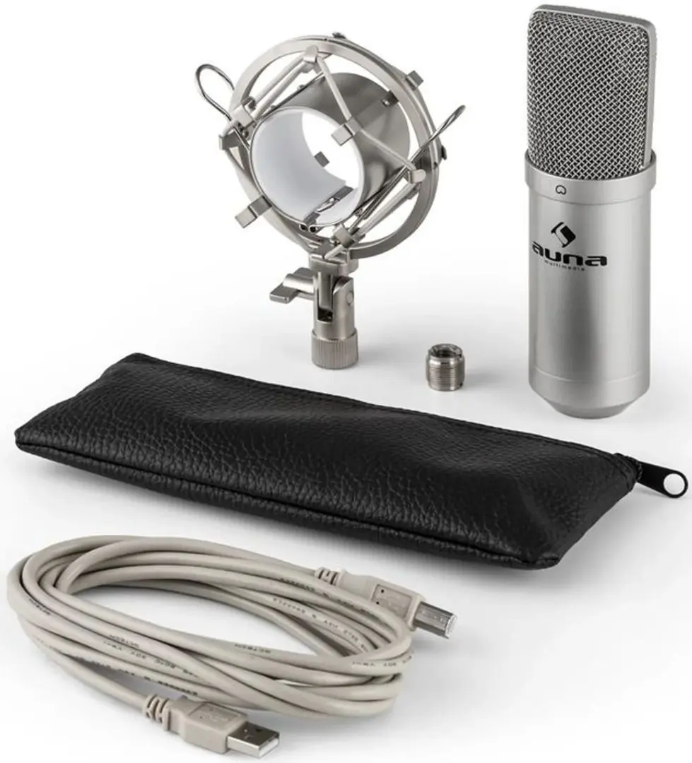 Microfon Auna Pro MIC-900S-LED (Silver)