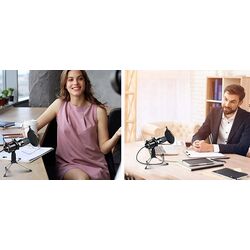 Microfon Blitzwolf AirAux AA-AM01 (Black) Thumb