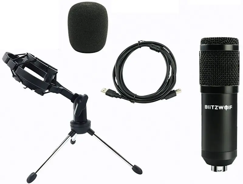 Microfon BlitzWolf BW-CM (Black)