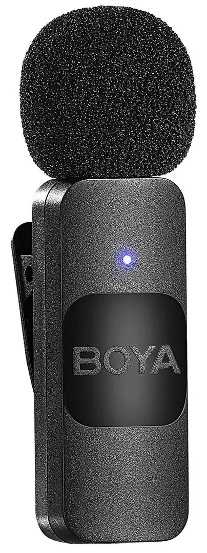 Sistem de microfon wireless Boya BY-V1 (Black)