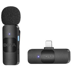 Sistem de microfon wireless Boya BY-V1 (Black)