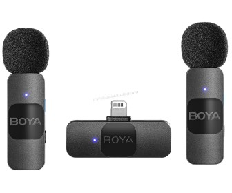 Беспроводная микрофонная система Boya BY-V2 (Black)