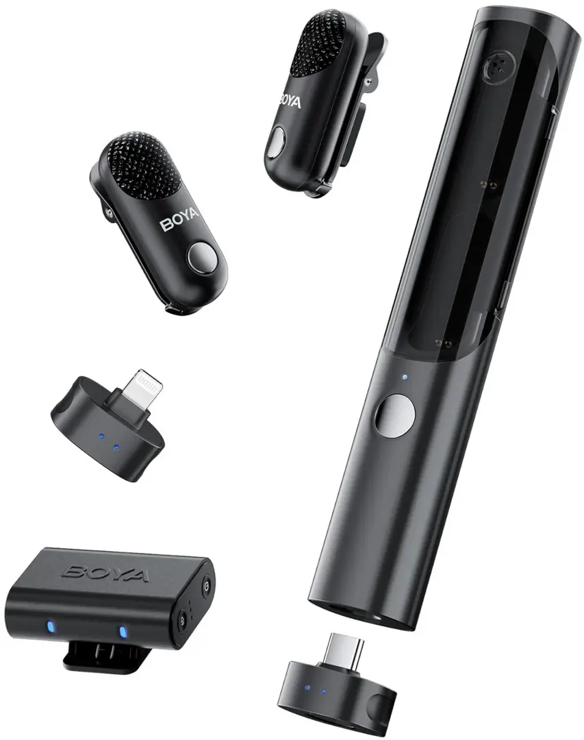 Microfon fara fir 4in1 Boya Magic-02 (Black)