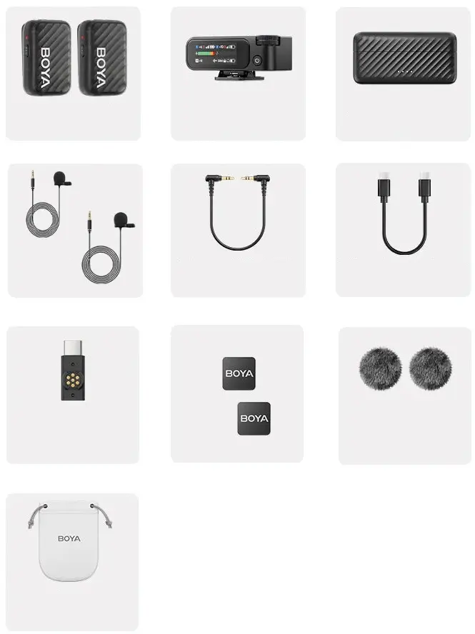 Microfon fara fir Boya BoyaMic 2 2-01 (Black) - 5