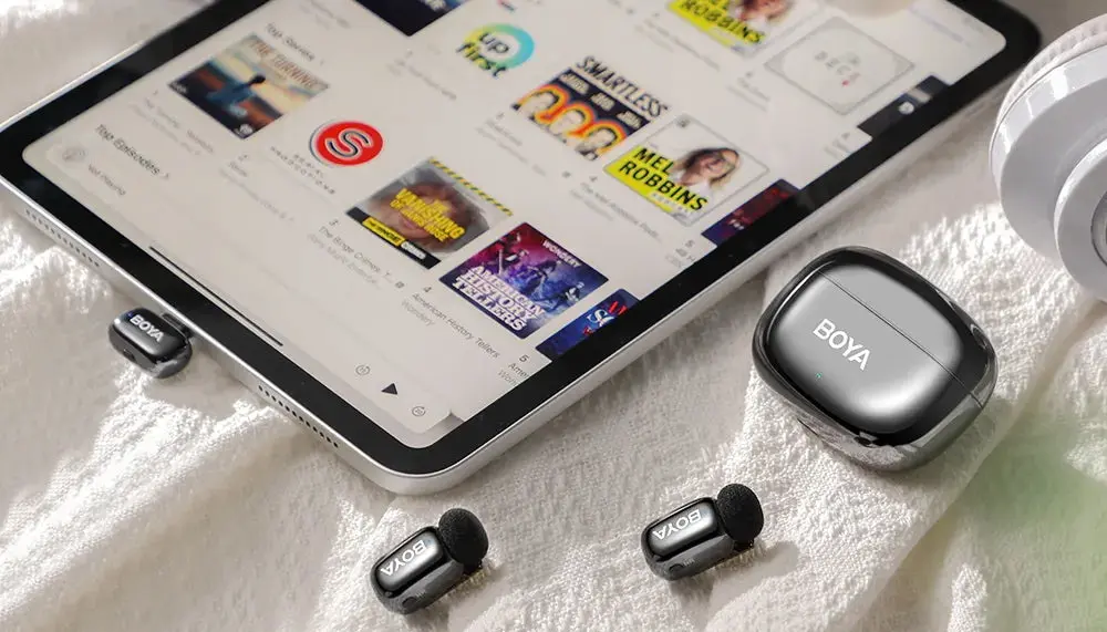 Microfon fara fir Boya Mini 2-01 (Space Gray)