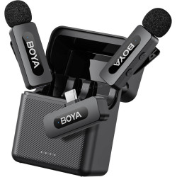 Microfon cu buclă fara fir Boya BY-V30 (Black)