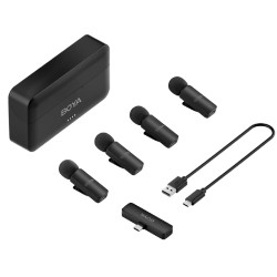 Беспроводной петличный микрофон Boya BY-V4 (Black) Thumb