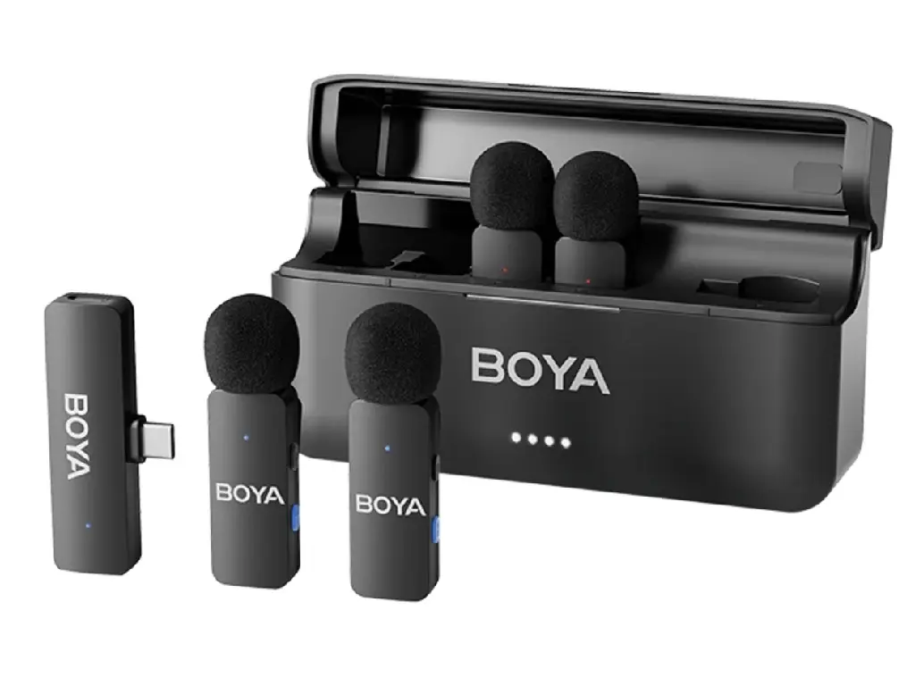 Беспроводной петличный микрофон Boya BY-V4 (Black)