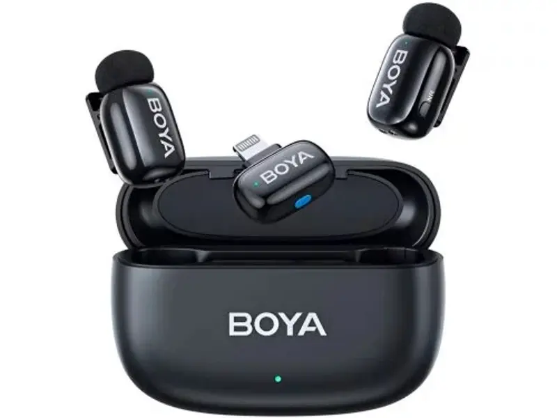 Microfon cu buclă fara fir Boya Mini 15 (Black) - 2