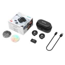 Беспроводной петличный микрофон Boya Omic (Black) Thumb