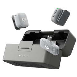 Microfon cu buclă fara fir DJI Mic Mini 2 2 TX + 1 Mobile RX + Charging Case (Black) Thumb