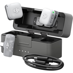 Microfon cu buclă fara fir DJI Mic Mini 2 2 TX + 1 Mobile RX + Charging Case (Black)