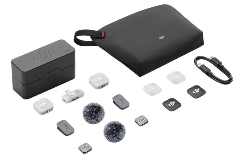 Microfon cu buclă fara fir DJI Mic Mini 2 2 TX + 1 Mobile RX + Charging Case (Black) - 6
