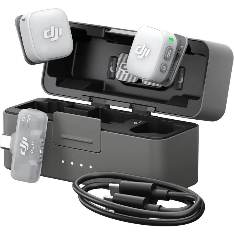 Microfon cu buclă fara fir DJI Mic Mini 2 2 TX + 1 Mobile RX + Charging Case (Black)