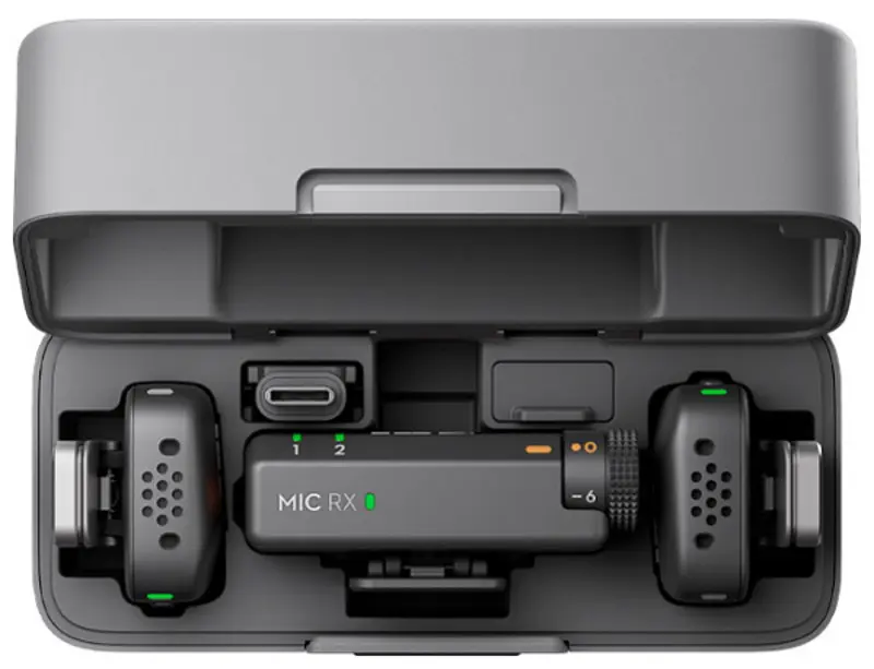 Microfon cu buclă fara fir DJI Mic Mini 2 TX + 1 RX (Black) - 2