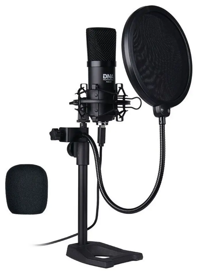 Microfon de masa DNA Professional Podcast 700 (Black)