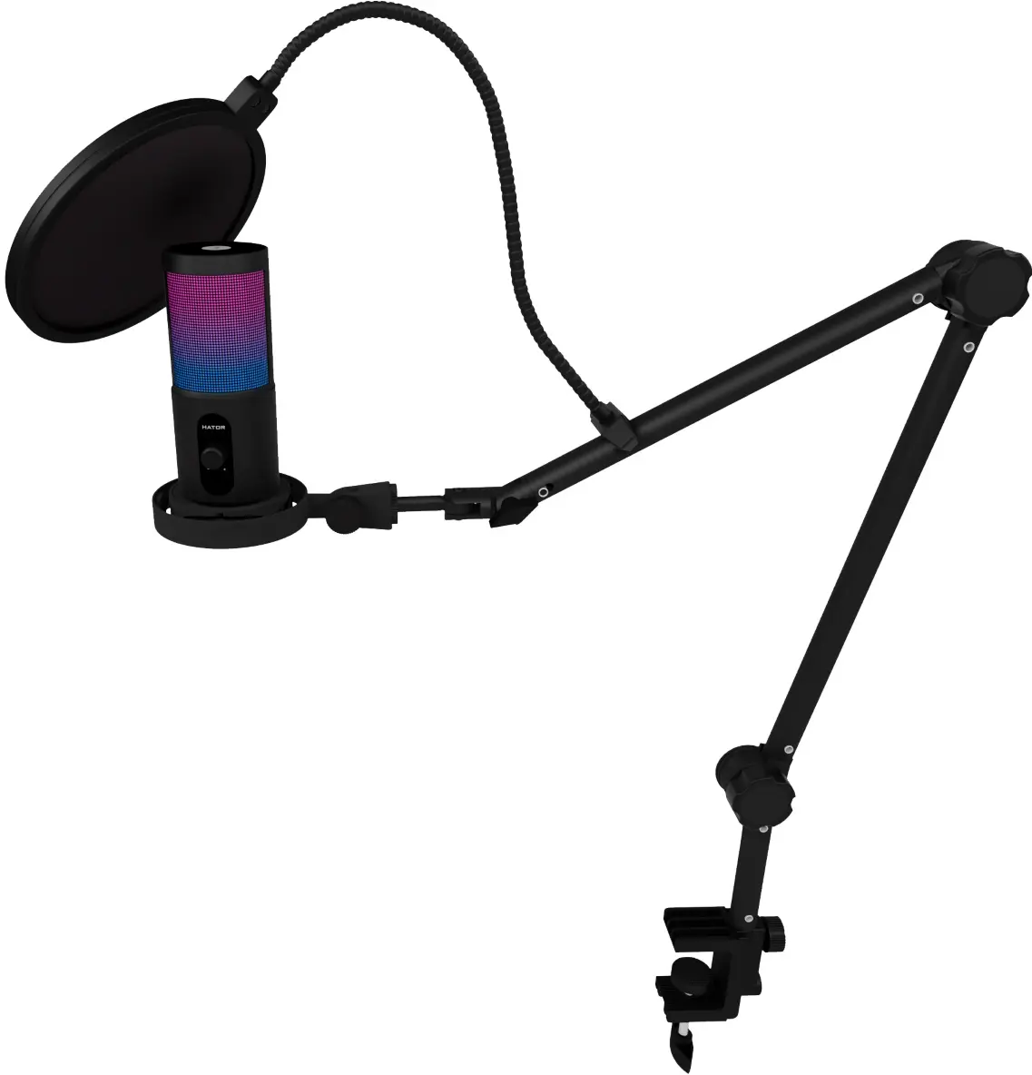 Microfon HATOR Signify RGB PRO+ (Black)