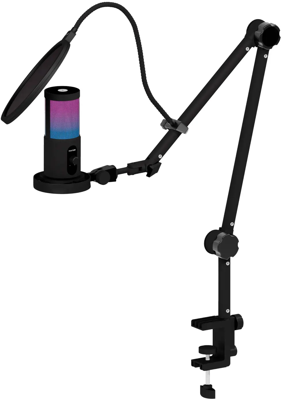Microfon HATOR Signify RGB PRO+ (Black)