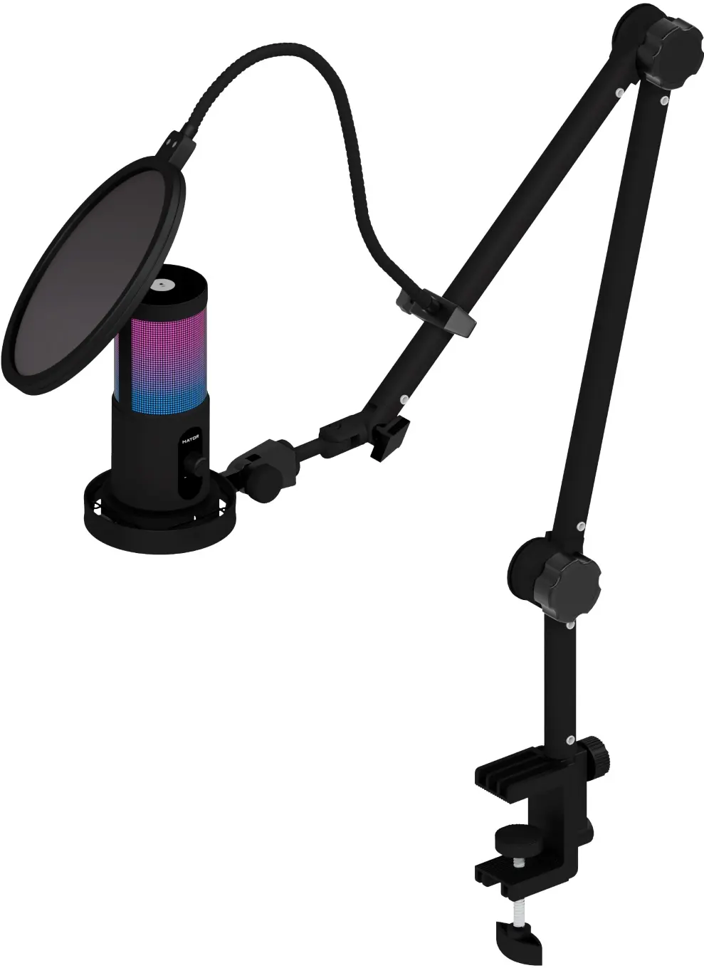 Microfon HATOR Signify RGB PRO+ (Black)